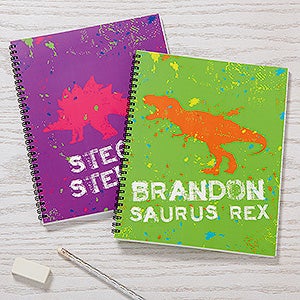 Personalized Kids Notebooks - Dinosaur