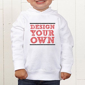 Design Your Own Personalized Toddler Sweatshirt- White