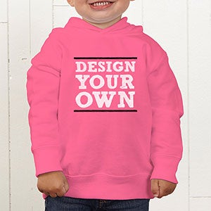 Design Your Own Personalized Toddler Sweatshirt- Pink