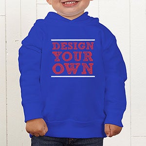 Design Your Own Personalized Toddler Sweatshirt- Blue