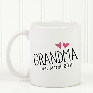 Personalized Coffee Mug for Grandparents - 11oz White