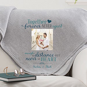 Together Forever Personalized Sweatshirt Blanket