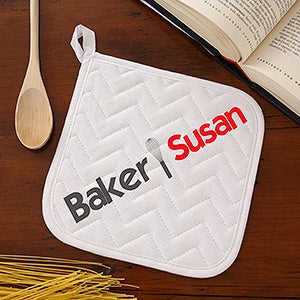 Personalized Potholder- The Chef