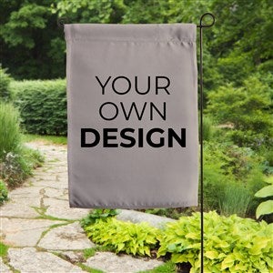 Design Your Own Personalized Garden Flag- Tan