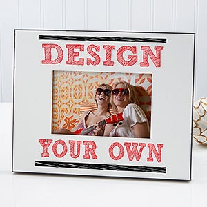 Design Your Own Personalized Picture Frame - White