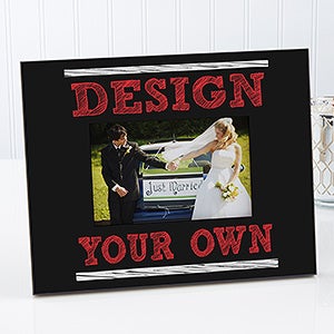 Design Your Own Personalized Picture Frame - Black