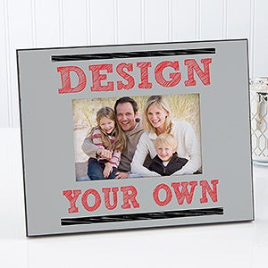 Design Your Own Personalized Picture Frame - Grey