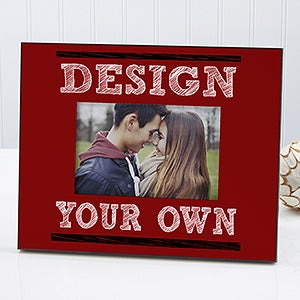 Design Your Own Personalized Picture Frame - Red