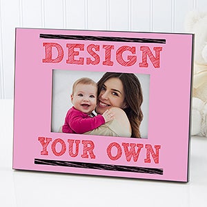 Design Your Own Personalized Picture Frame - Pink