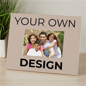 Design Your Own Personalized Picture Frame - Tan