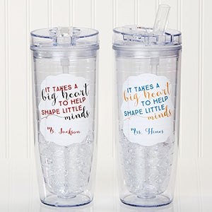 Personalized Flip 'n' Sip Tumbler - Teacher