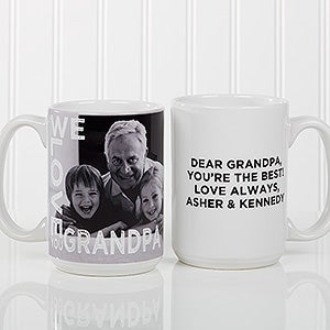 Personalized Photo Coffee Mug - Loving Them - 15 oz.