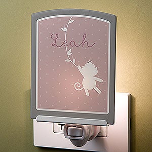 Personalized Night Light - Baby Zoo Animals