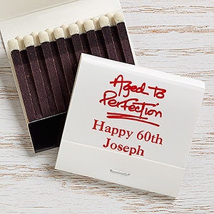 Party Time Personalized 30-Strike Matches - White