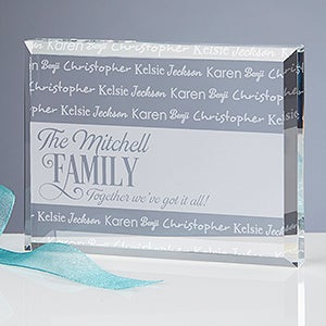 Engraved Keepsake - Family Is Love