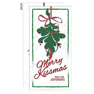 Mistletoe Personalized Postcards