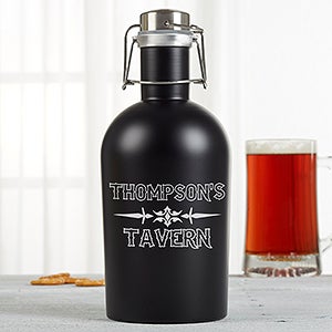 Just For Him Stainless Steel Personalized Growler