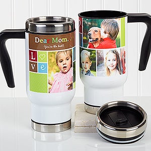 Photo Fun Personalized Collage Commuter Travel Mug