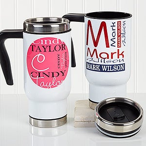 Personally Yours Personalized Travel Mug