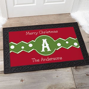 Jolly Jester Personalized Doormat- 20x35