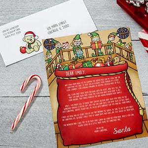 Personalized Letter from Santa - Santa's Helper