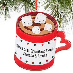 Sweet Family© Personalized Marshmallow Ornament- 4 Name