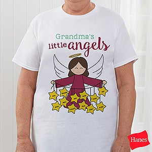 Her Lil' Angels Personalized Hanes® T-Shirt