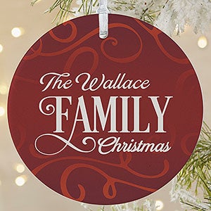 Family Christmas Personalized Ornament