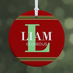 My Name Means Personalized Ornament- 2.85" Glossy - 1 Sided-16297-1