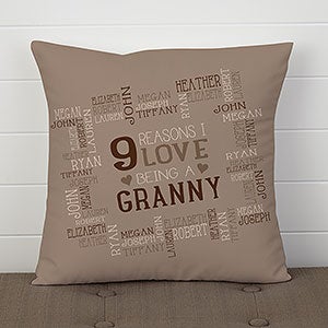 Personalized 14 Decorative Pillow - Reasons Why