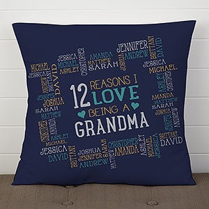 Personalized 18 Decorative Pillow - Reasons Why