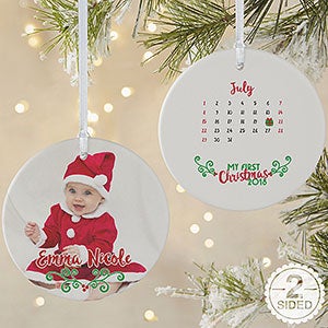 Babys first Christmas ornaments