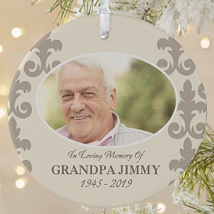 Custom Photo Memorial Ornament - In Loving Memory