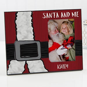 Personalized Christmas Picture Frame - Santa & Me