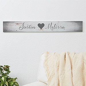 Me + You Personalized Wooden Sign