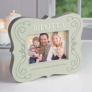 Joy of Family Personalized 5x7 Picture Frame Block