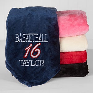 Sports Personalized Fleece Blanket