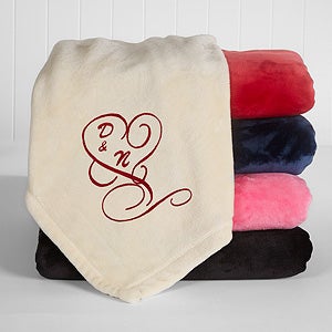 Couple In Love Personalized Fleece Blanket