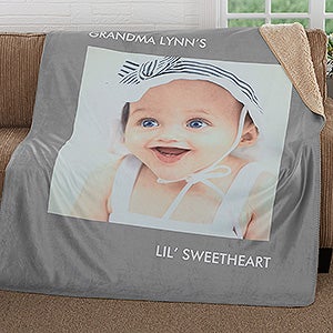 Personalized Photo Sherpa Blanket - Picture Perfect