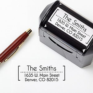 Personalized Self-Inking Address Stamper - Modern