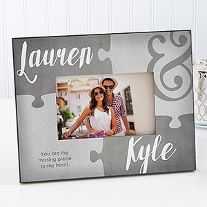 Missing Piece To My Heart Personalized Picture Frame