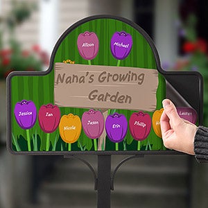 Grandma's Garden Personalized Garden Stake - Magnet Only