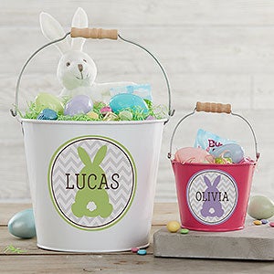 Personalized Mini Treat Bucket - Easter Bunny - 16593