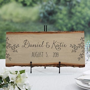 Personalized Basswood Plank Sign - Write Your Own