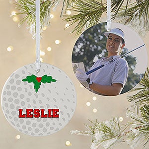 Personalized Golf Photo Ornament