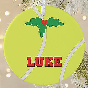 Personalized Tennis Christmas Ornament