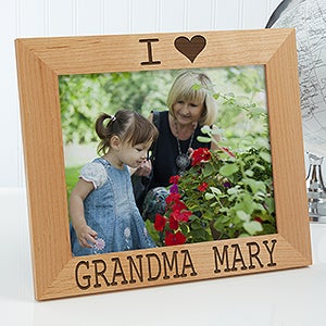 I/We Love Her Personalized Picture Frame- 8 x 10