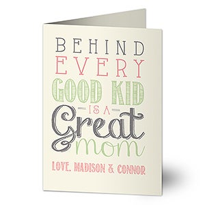 Loving Words To Her Personalized Greeting Card