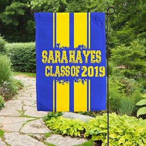 Personalized Graduation Garden Flag - School Spirit!