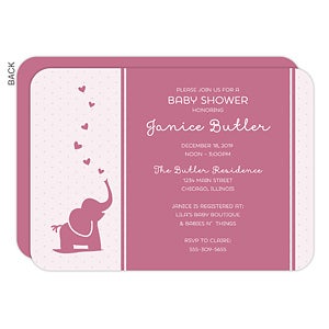 Monogram Baby Shower Invitations - Personalized Baby Shower Invitations